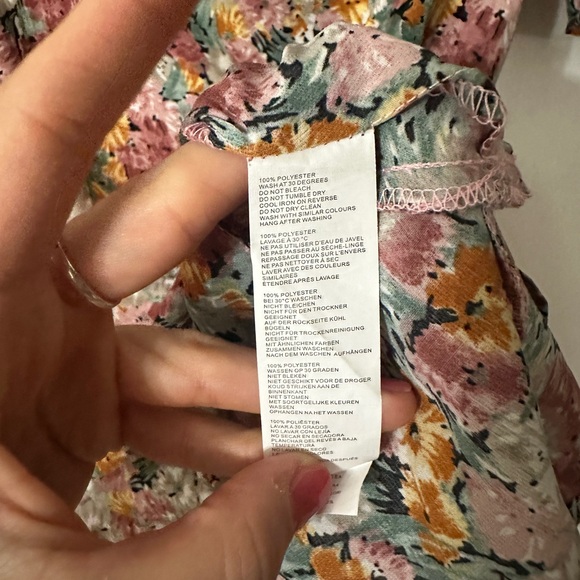 NWT boohoo Floral Mini Wrap Dress 6 - Picture 6 of 6